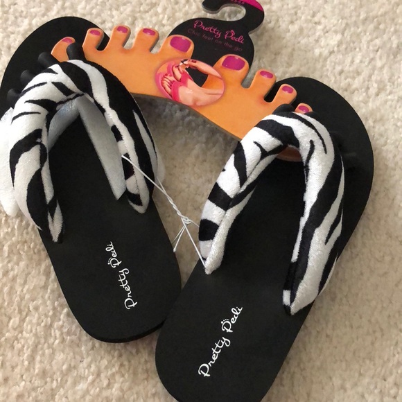 pretty pedi flip flops
